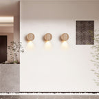 Caelan Travertine Wall Sconce