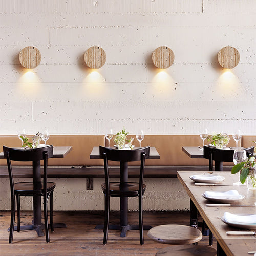 Caelan Travertine Wall Sconce