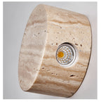 Caelan Travertine Wall Sconce