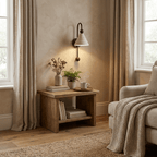 Cone Travertine Arc Sconce