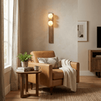 Sorelle Alabaster Double Globe Wall Sconce