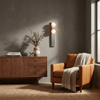 Sorelle Alabaster Double Globe Wall Sconce