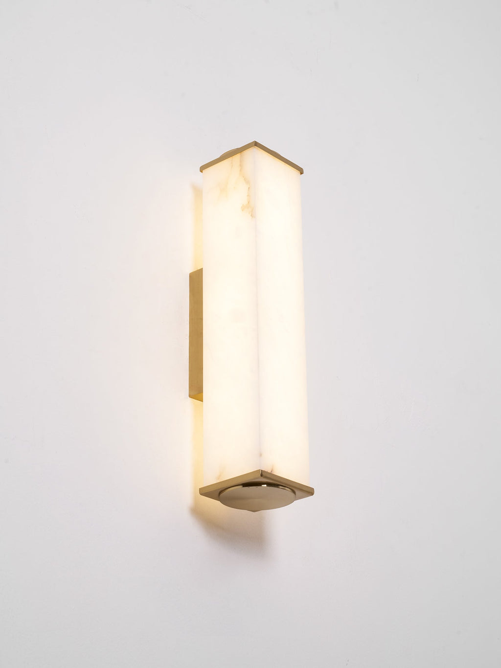 Cuboid Alabaster Wall Light