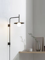 Gea Swing Arm Plug-in Wall Lamp
