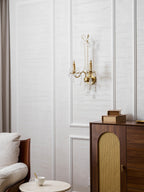 Crystal Pearl Chain Wall Lamp