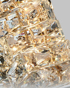Laminated Crystal Wall Light