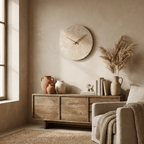 Dial Travertine Sconce