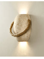 Coastal Rope Stone Wall Sconce
