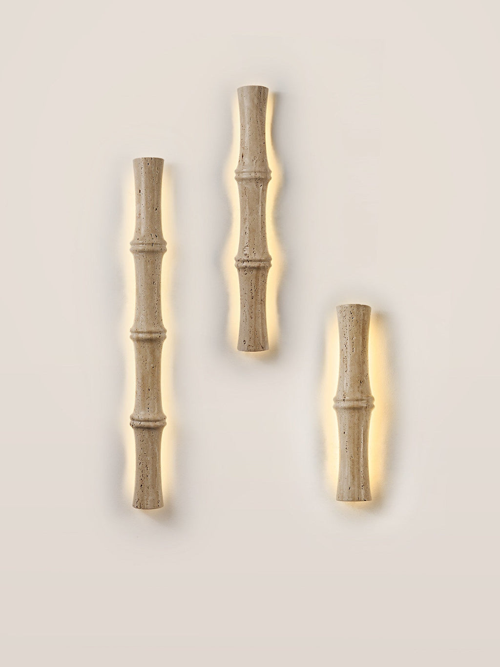 Travertine Column Glow Wall Light