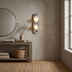 Elaria Stone Double Globe Wall Sconce