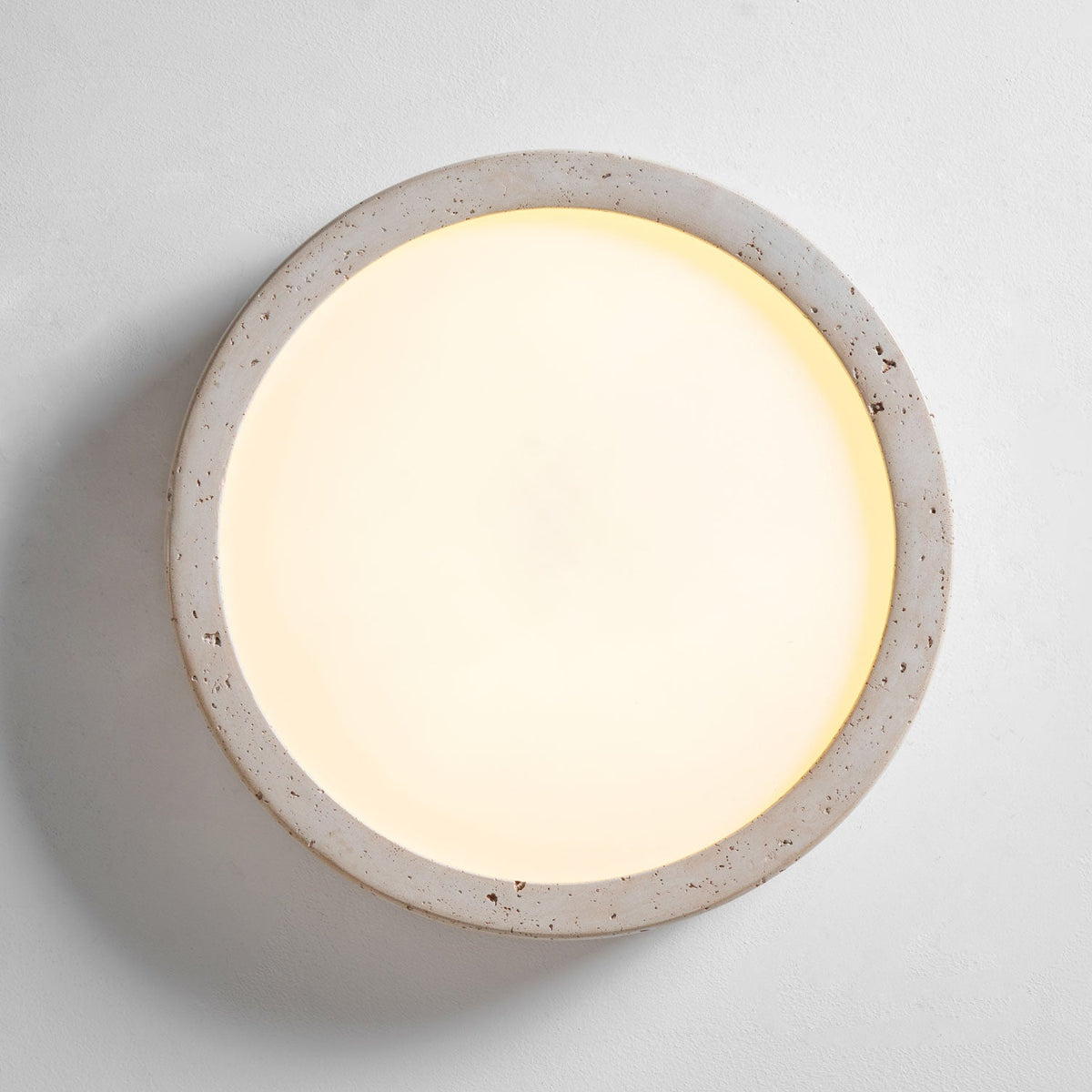 Horizon Travertine Ceiling Light