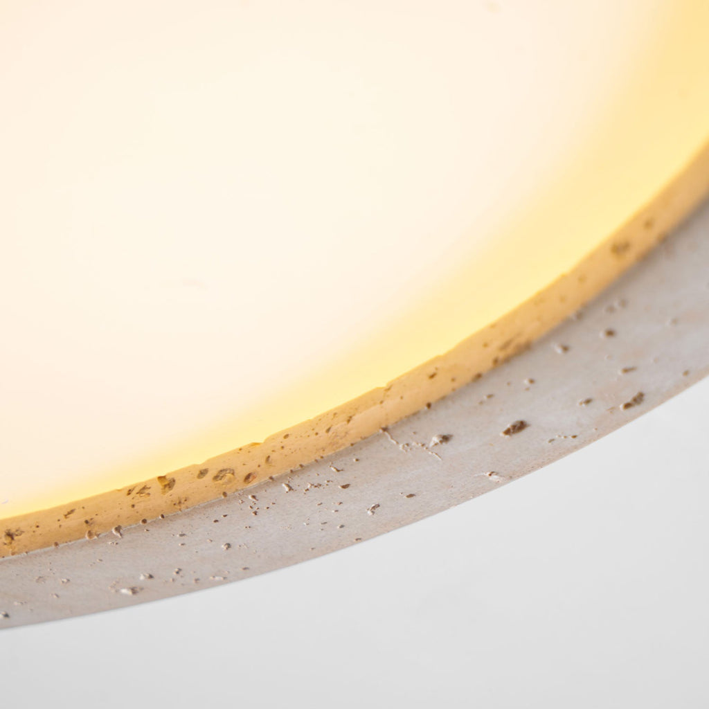 Horizon Travertine Ceiling Light