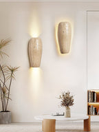 Earthy Stone Wall Sconce