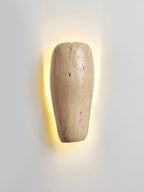 Earthy Stone Wall Sconce