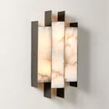 Folded Alabaster Panel Sconce