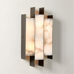 Folded Alabaster Panel Sconce