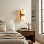 Aurelian Twin Alabaster Wall Light