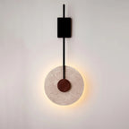 Disc Travertine Wall Lamp