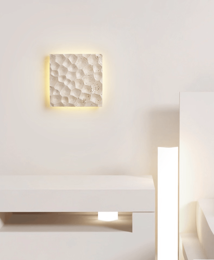 Hive Hexagonal Texture Sconce