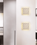 Hive Hexagonal Texture Sconce