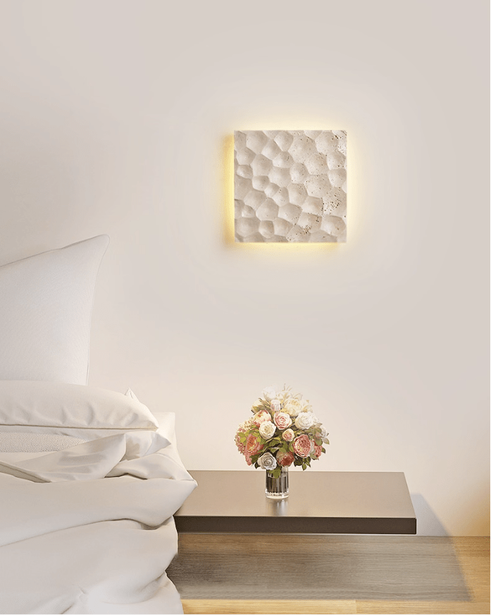 Hive Hexagonal Texture Sconce