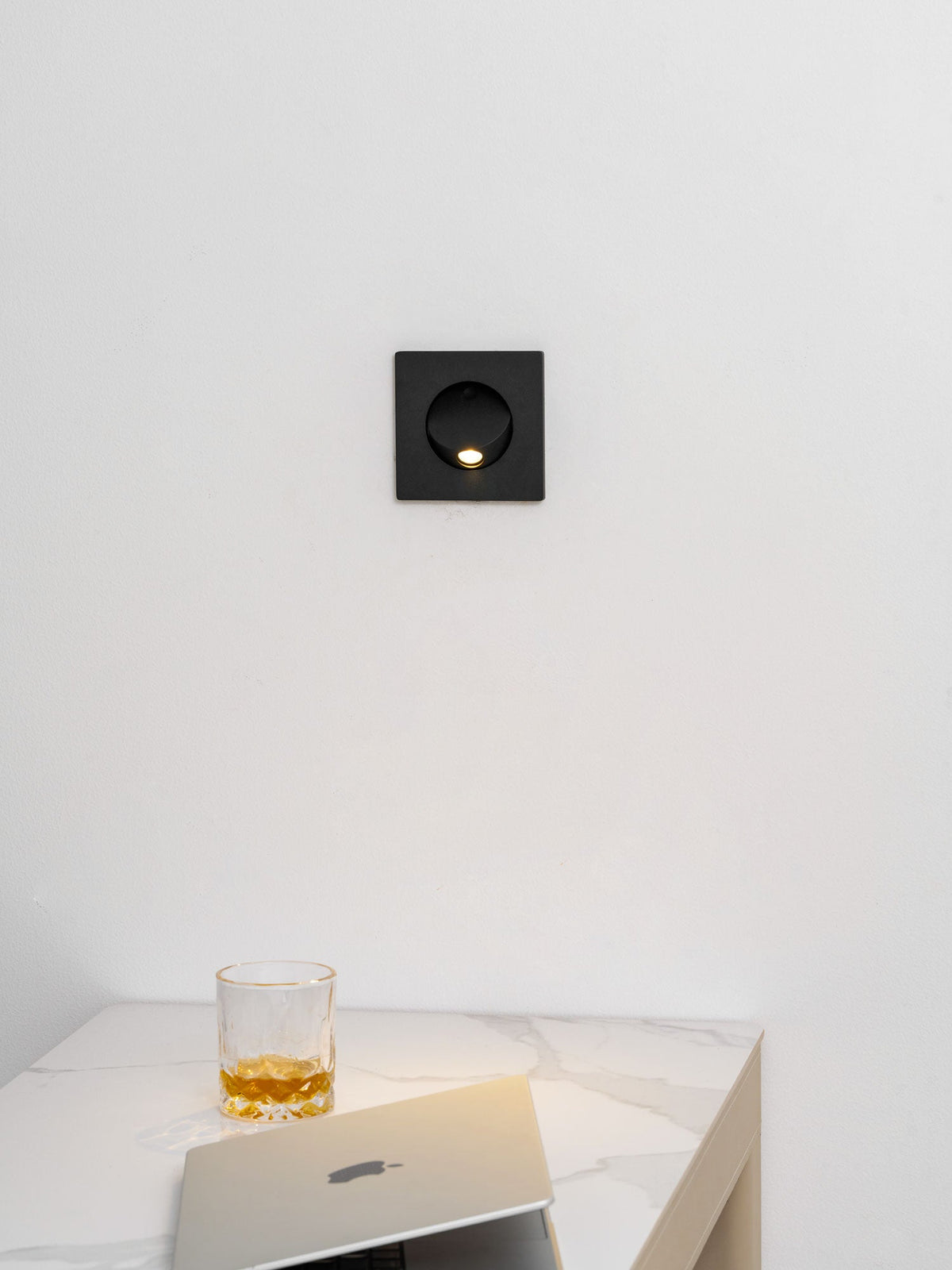 Minimalist Recessed Rotatable Sconce