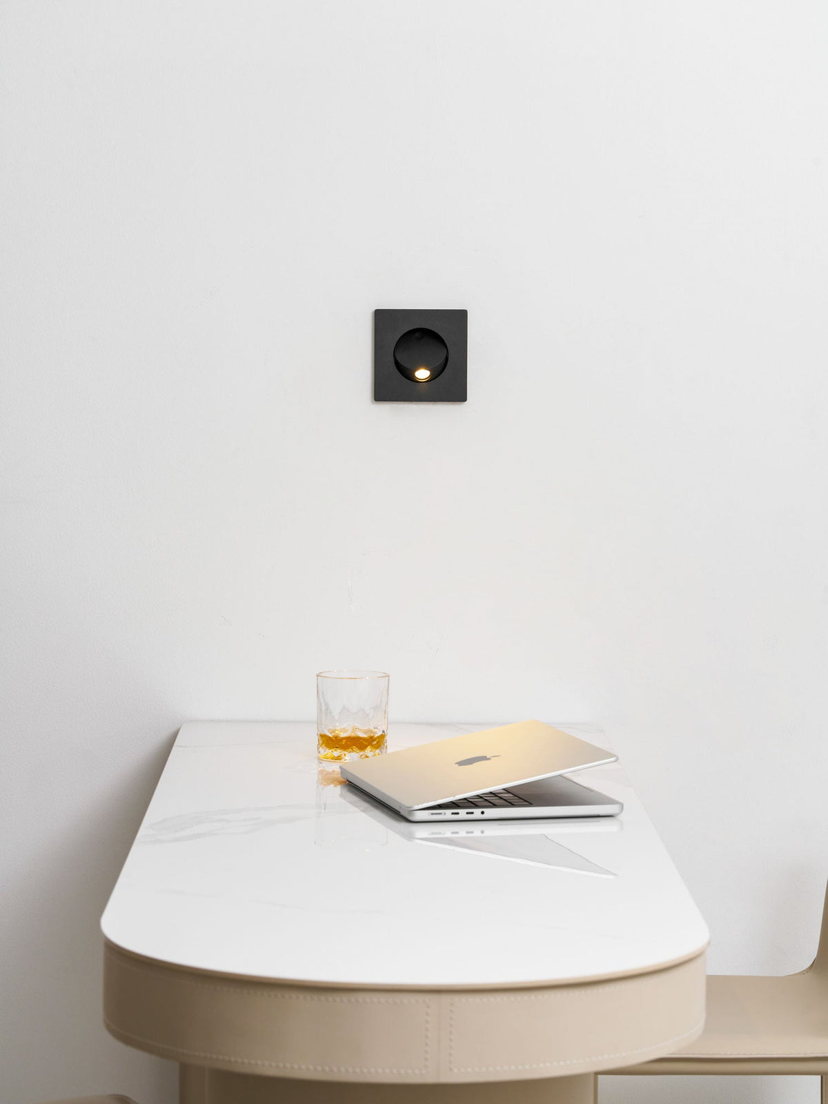 Minimalist Recessed Rotatable Sconce
