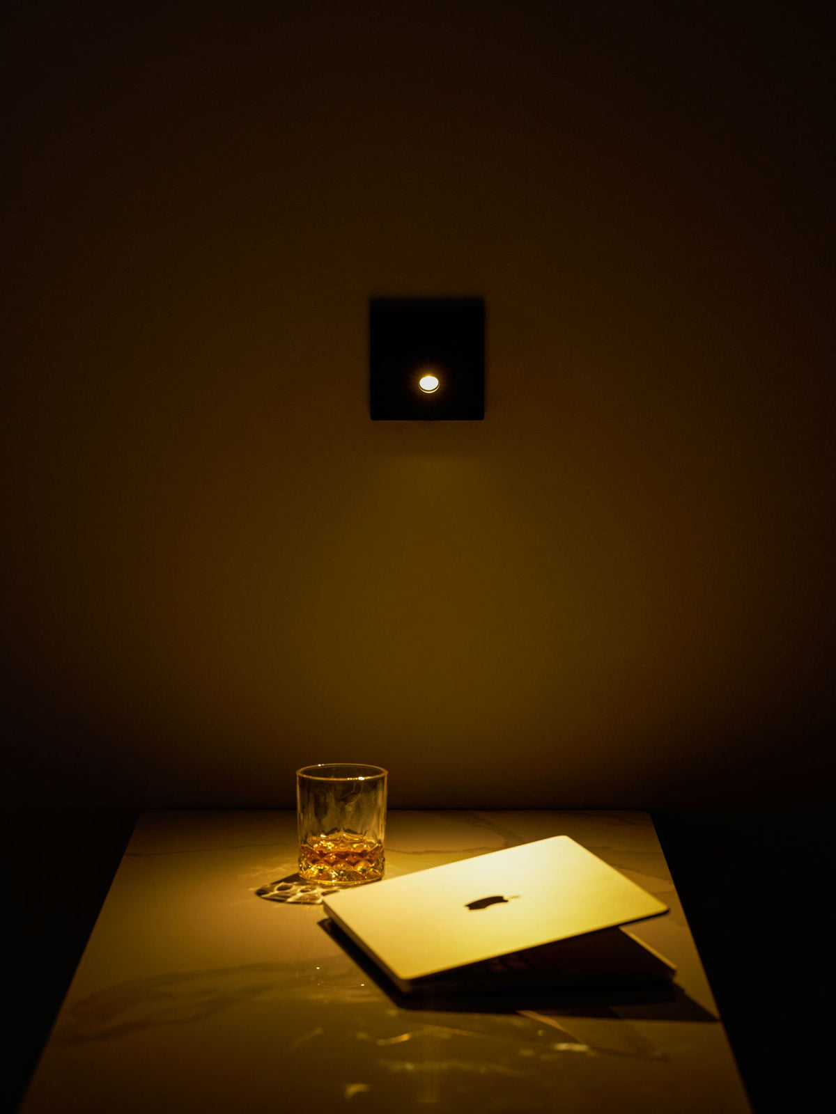 Minimalist Recessed Rotatable Sconce