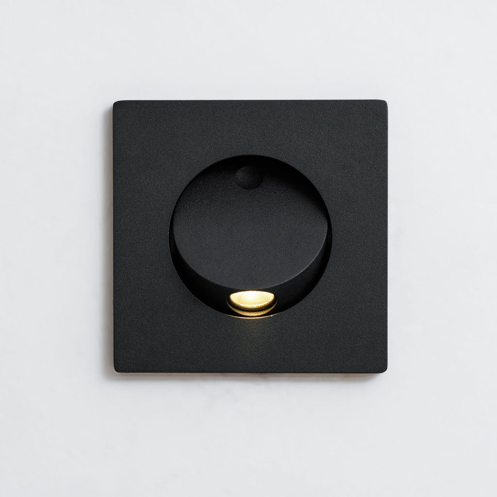 Minimalist Recessed Rotatable Sconce