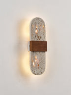 Solis Travertine Wall Light