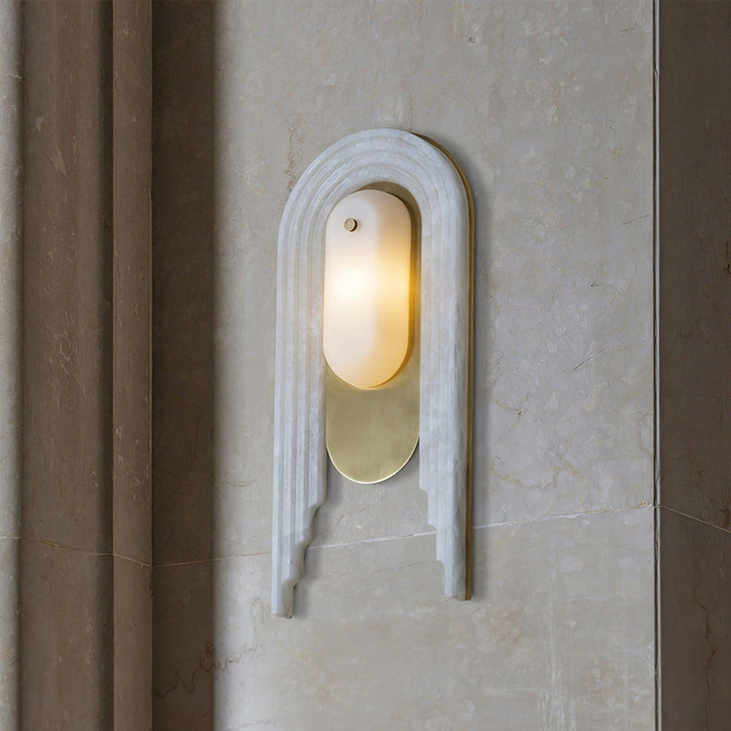 Cascada Alabaster Wall Sconce