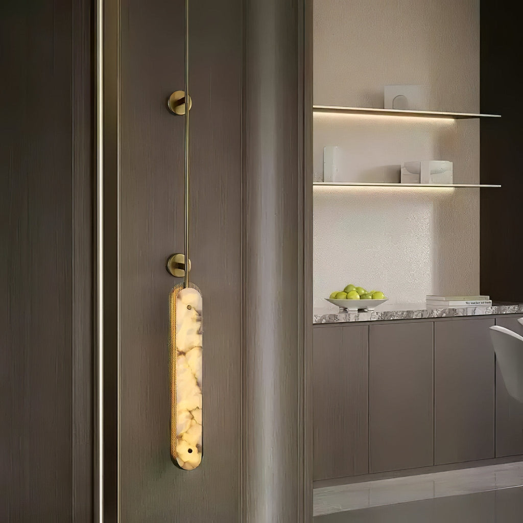 Lysandra Alabaster Wall Sconce