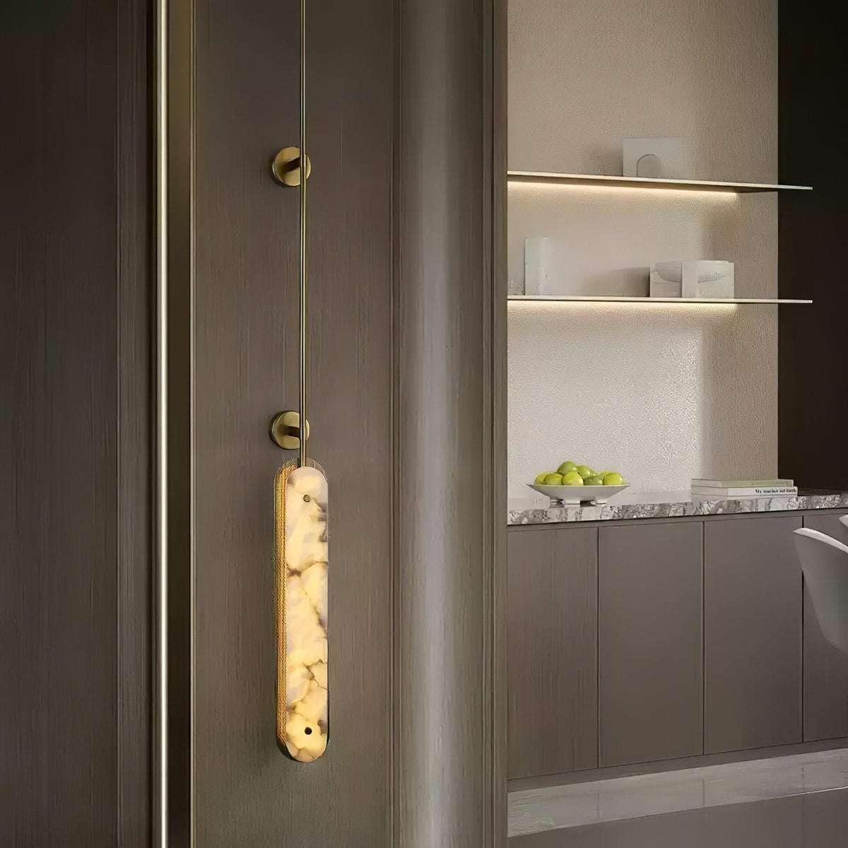 Lysandra Alabaster Wall Sconce