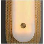 Aurelia Perforated Alabaster Wall Sconce