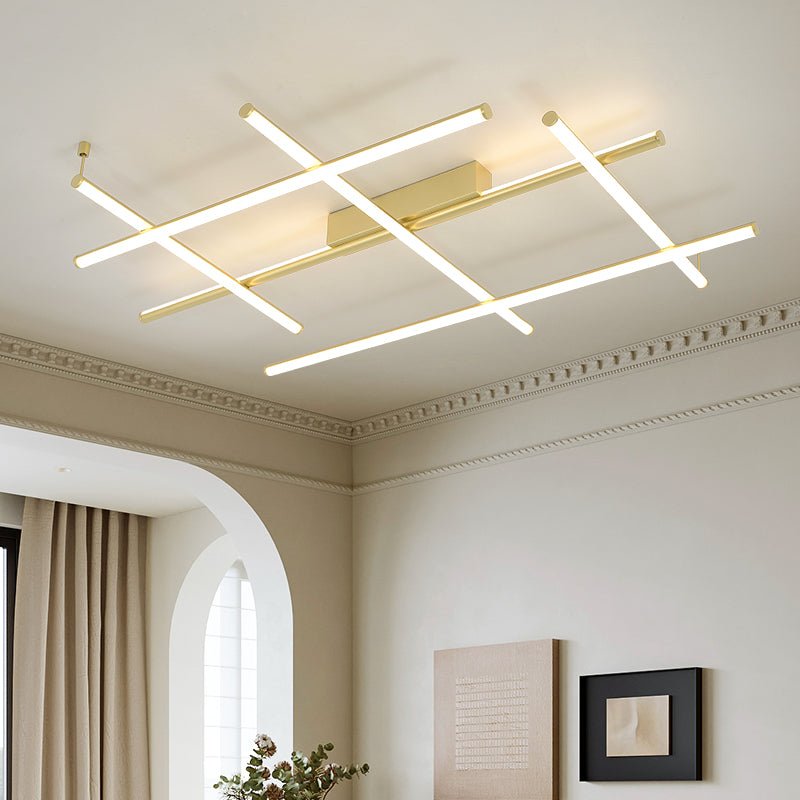 Geometric Linear Ceiling Lamp