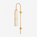 Alabaster Cylinder Wall Light
