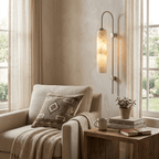 Alabaster Cylinder Wall Light