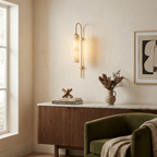 Alabaster Cylinder Wall Light