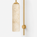 Alabaster Cylinder Wall Light