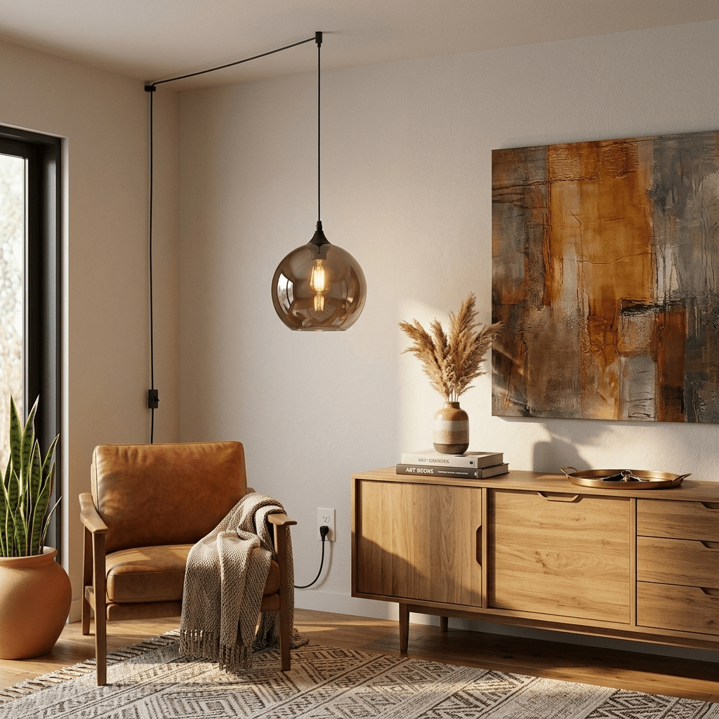 Bottle Swag Pendant Light