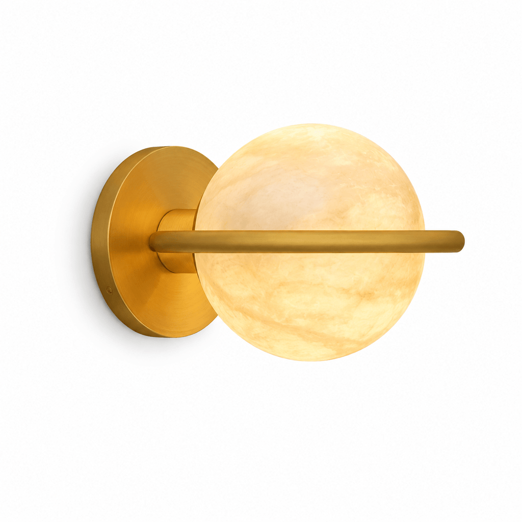 Celestial Ring Alabaster Wall Lamp