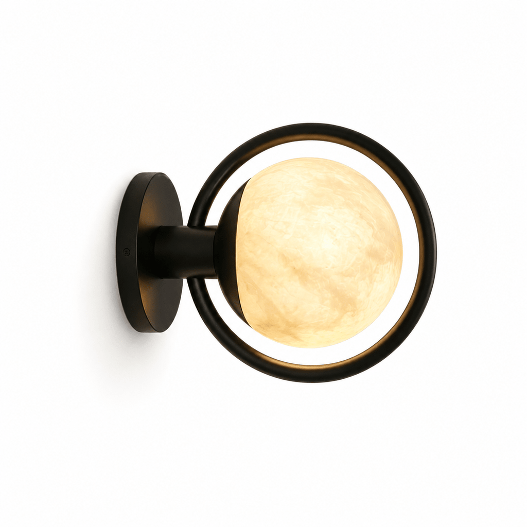 Celestial Ring Alabaster Wall Lamp