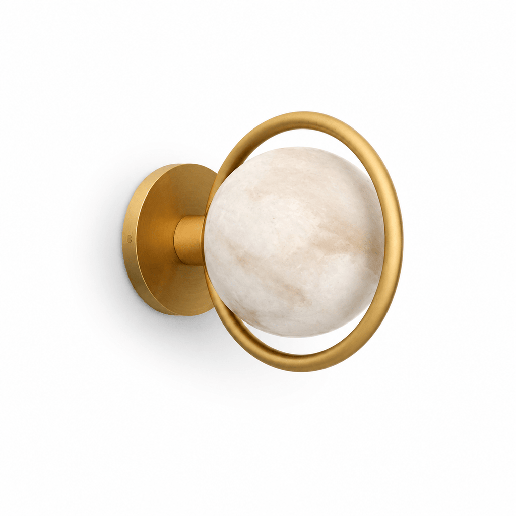 Celestial Ring Alabaster Wall Lamp
