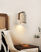 Solvane Perforated Travertine Wall Sconce