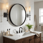 Averon Alabaster Torch Wall Sconce