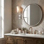 Averon Alabaster Torch Wall Sconce