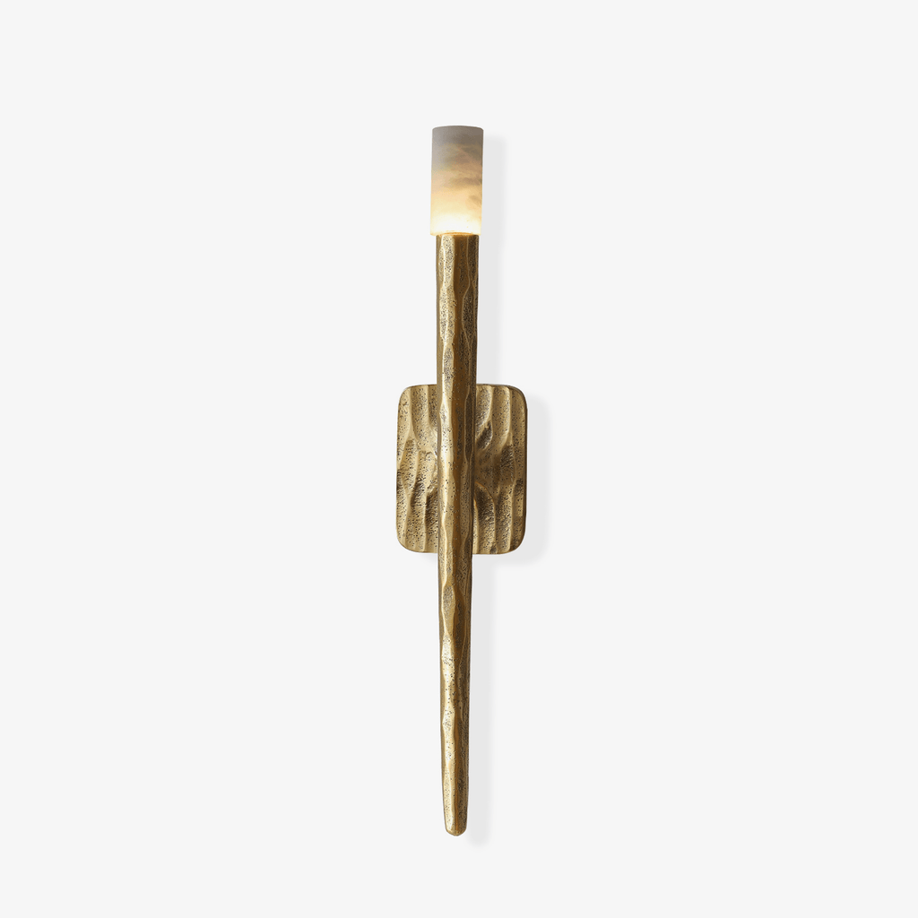 Aurelian Sculpted Alabaster Sconce