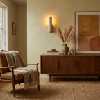 Talvera Travertine Capsule Wall Sconce