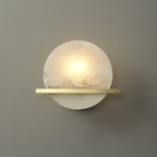 Frosted Echo Alabaster Wall Lamp