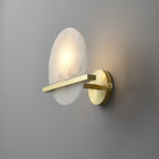 Frosted Echo Alabaster Wall Lamp